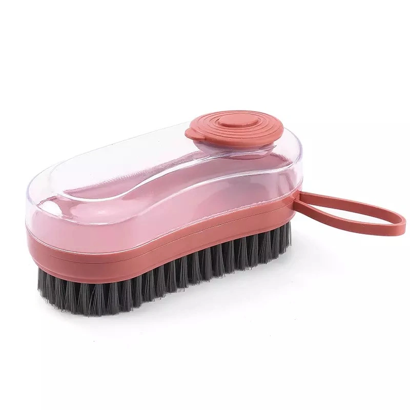 Multifunctional Household Soft Cleaning Brushes Automatic Liquid Adding Laundry Brush Wool Shoe Washing Clothes Cleansin